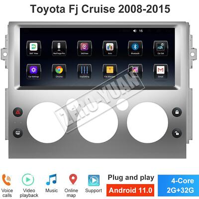 #ad 12.3quot; For Toyota Fj Cruise Car GPS Radio Navigation System 08 2015 232GCARPLAY $495.00