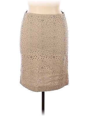 #ad Talbots Women Brown Casual Skirt 14 Petites $15.74