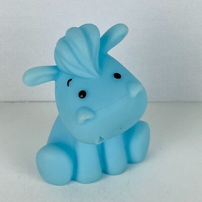 #ad Infantino Tub O#x27;Toys Rubber Toy Blue Horse Pony Bath Toy Kids Pretend Play $12.99