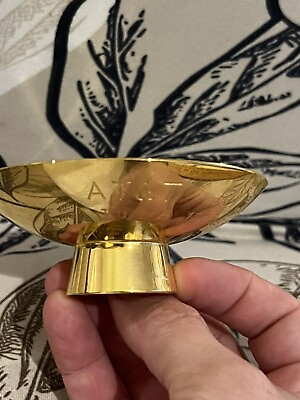 #ad RARE ATamp;T Ricoh 1985 Employee Gift 24k Gold Plated Trinket Dish $60.74