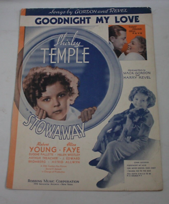 #ad Vintage classical sheet music for piano 1936 quot;Goodnight My Lovequot; $7.99