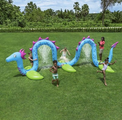 #ad Giant Sea Serpent Kids Inflatable Sprinkler $84.99