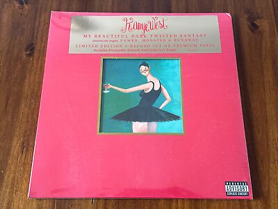 #ad My Beautiful Dark Twisted Fantasy by Kanye West 3 Vinyl Record 2010 $64.99