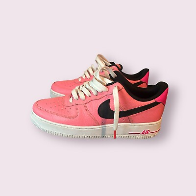 #ad Size 9 Nike Air Force 1 #x27;07 Low Pink Gaze Black $45.00