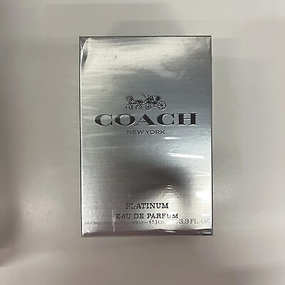 #ad Coach New York Platinum For Men 3.3Oz Eau De Parfum $47.00