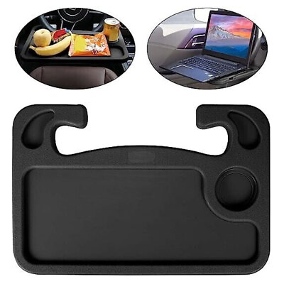 #ad Car Steering Wheel Tray Portable Auto Desk Laptop Table Mount Eating Holder $10.95
