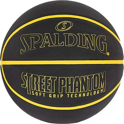 Spalding Street Phantom Outdoor Basketball Neon Yellow Official Size 7 29.5quot; $29.95