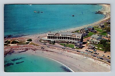#ad Kennebunkport ME Maine Aerial Narragansett by Sea Advertising Vintage Postcard $7.99