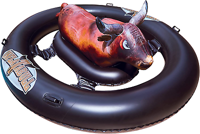 #ad Inflatable Pool Float Toy with Bull Swimming Pool Floatie for Families Adults $158.74