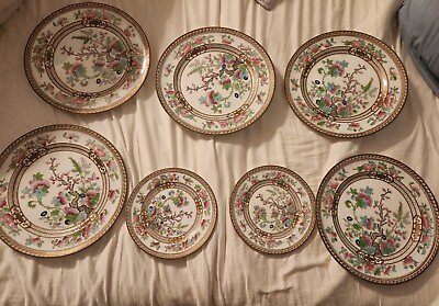 #ad RARE TIffany and Co plates vintage Royal Doulton 5 Dinner And 2 Side Plates $500.00