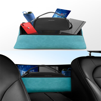 #ad Car Seat Storage Pocket Suede Gap Central Control Holder Bag Seat Organizer Auto $24.69