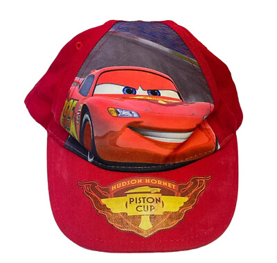 #ad Disney Cars Movie Hat Toddler Kids Childs Baseball Cap Lightning Mcqueen Pixar $8.95