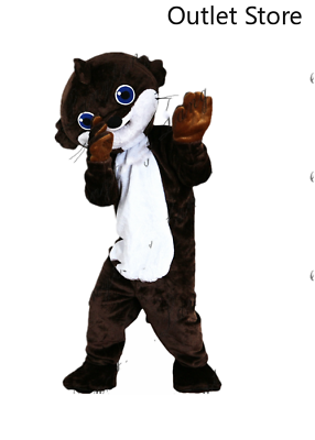 #ad Xmas Beaver Mascot Costume Cosplay Party Game Dress Outfit Ad Carnival Adult $330.58
