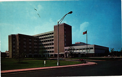 #ad Greeneville Memorial Hospital SC Chrome Unposted Postcard 1970s $4.95