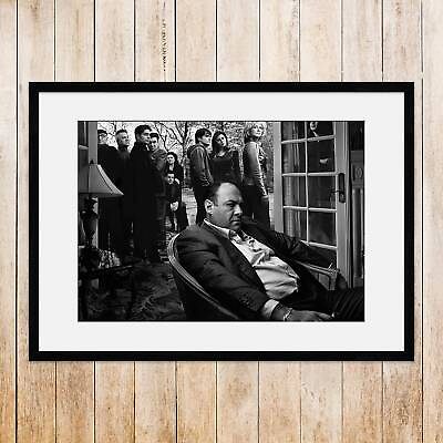 #ad Print of The Sopranos family The Sopranos print Gallery Framed A3 $97.60