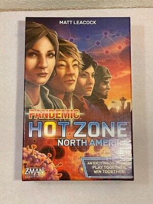 #ad Pandemic Co op Board Game Hot Zone North America Matt Leacock Z Man Game NEW $14.00