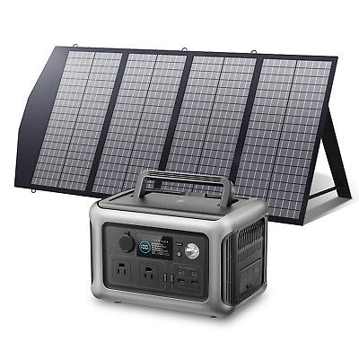 #ad ALLPOWERS 600W Portable Power Station Generator Battery With 140W Solar Panel $349.00