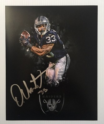 #ad DEANDRE WASHINGTON Signed Autographed 8x10 Photo Oakland Raiders FULL NAME AUTO6 $59.99