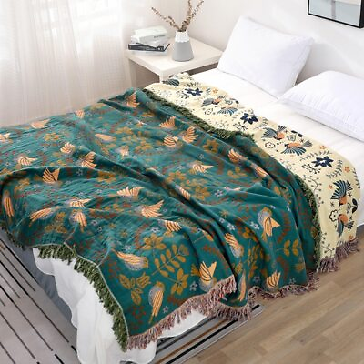 #ad Nordic Soft Summer Throw Blanket Sofa Bed Cover Warm Bedspread Blankets $124.81