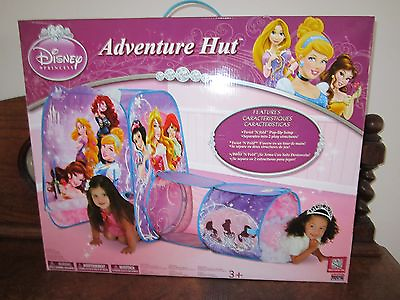 #ad Disney Princess Indoor Adventure Hut Tent Playhut Twist N Fold Pop Up Setup $60.51