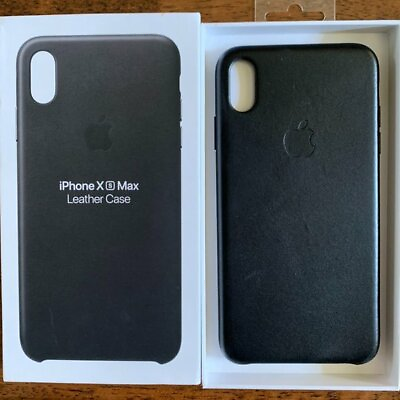 #ad Original Apple Leather Case For Apple iPhone Xs Max Black $11.99