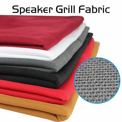 #ad Audio Speaker Mesh Grill Cloth amp; Stereo Subwoofer Fabric Decorateamp;Dust Proof DIY $16.14