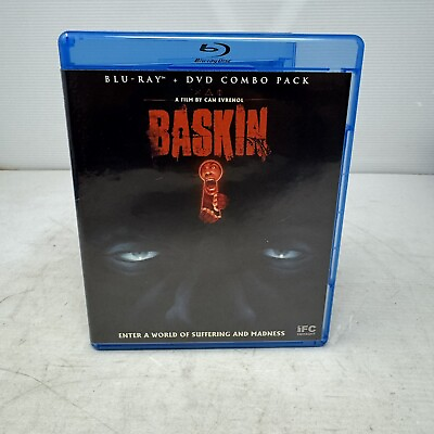 #ad BASKIN Blu Ray DVD Combo Pack Complete Tested Raven Banner Releasing $17.99