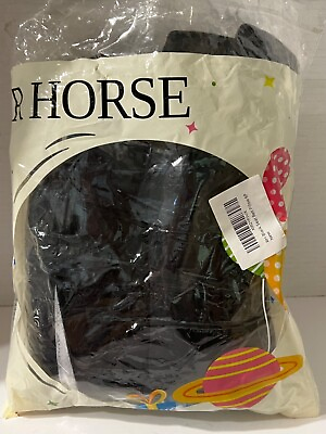 #ad R Horse Black Seat Belt Pillow 6pc New Open Packaging $3.59