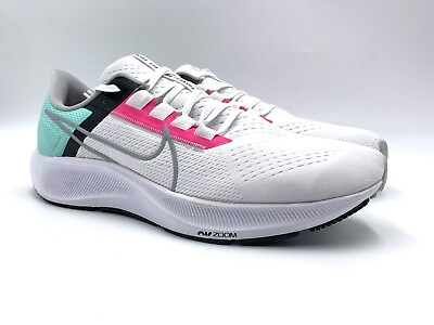 #ad Nike Air Zoom Pegasus 38 South Beach White Pink CW7356 102 Size 12.5 New $66.45