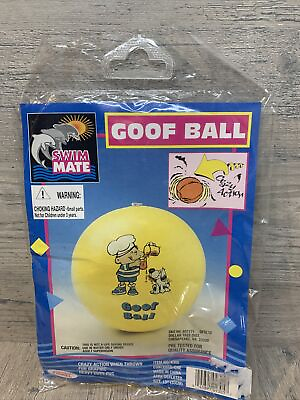 #ad VINTAGE Fichel Goof Ball 13” Beach Ball Crazy Action Sealed Package $19.00