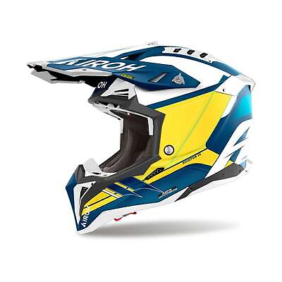 #ad Airoh Aviator 3 Saber Blue Matt Offroad Helmet New Fast Shipping $605.90