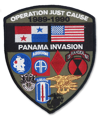 #ad Large Operation Just Cause Patch 1989 Panama Merrowed Edge RANGER SEAL AIRBORNE $11.00