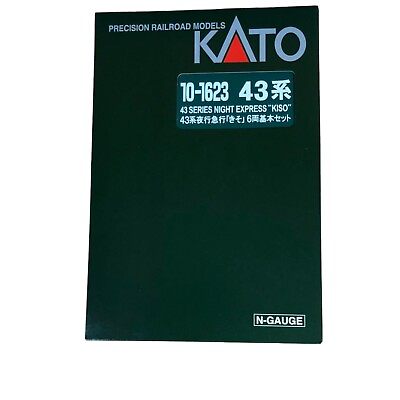 #ad Kato N Gauge 10 1623 43 Series Night Express Kiso 6 Car Basic Set USED $124.46