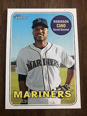 #ad #ad Robinson Cano 2018 Topps Heritage Mariners #301 *A559* $1.69