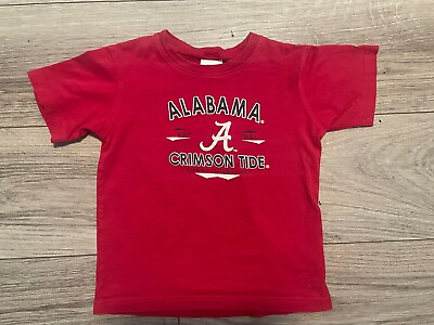 #ad Red Toddler Crimson Tide Alabama T Shirt Size 4T $8.99