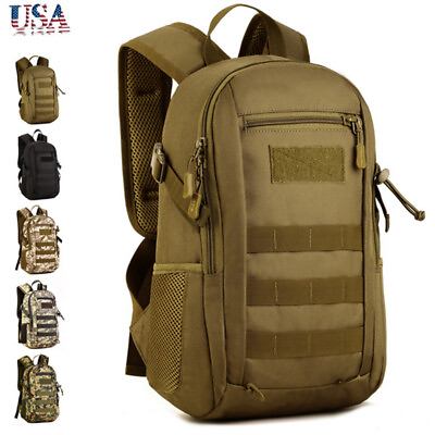 #ad 10L Mini Daypack Military MOLLE Backpack Rucksack Gear Tactical Assault Pack Bag $21.50