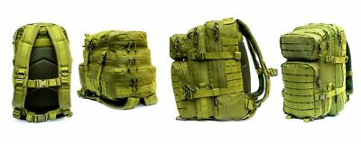 #ad US Army Assault Backpack Small Combat Molle Touch Fastener Olive Green 30 Litre $110.24