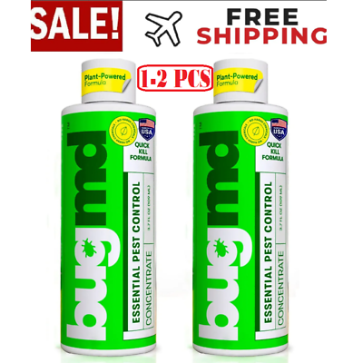 #ad BugMD Pest Control Essential Oil Concentrate 3.7Oz 2 Pack for Home Bed Bug Spray $23.47