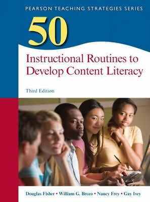 #ad 50 Instructional Routines to Develop Content Literacy Teaching Strategies Serie $24.77