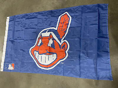 #ad Cleavland Indians 3x5 Foot Banner Flag MLB Baseball $13.00