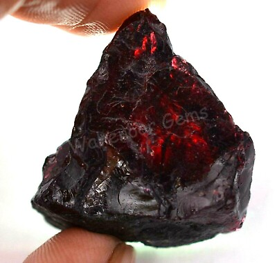 #ad Untreated 126.45Ct Extremely Rare Natural Red Painite Certified AAA Facet Rough $77.17