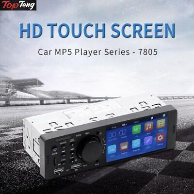 #ad 4.1quot; Single DIN Car MP5 Player Touch Screen FM Stereo Radio Bluetooth Camera $48.61