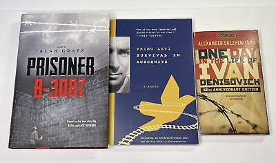 #ad Military Book Lot Surviving Aushwitz Prisoner 8 3087 Ivan Denisovich $12.99