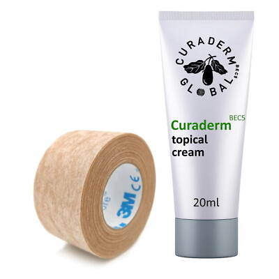 #ad Curaderm BEC5 Cream and FREE 3M Micropore Tape with FREE Shipping inside U.S. $198.00