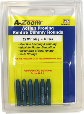 #ad A ZOOM 12204 Dummy Rounds for 22 Win Mag Pack of 6 $19.48