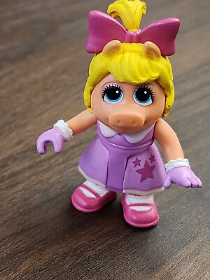 #ad MISS PIGGY 3quot; Poseable Articulated Figure Just Play Disney Muppet Babies $8.98