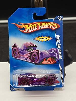 #ad Transparent Purple 2009 Hot Wheels CLOAK AND DAGGER #091 HW Special Features $3.60