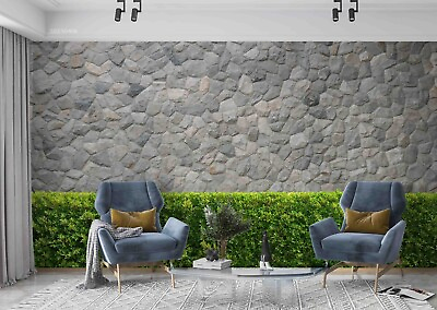#ad 3D Stone Tree White Self adhesive Removeable Wallpaper Wall Mural1 3014 $224.99