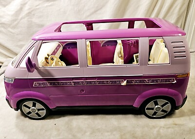 #ad Barbie Mini Van PINK 2002 Mattel VW Volkswagen Microbus Bus $99.99