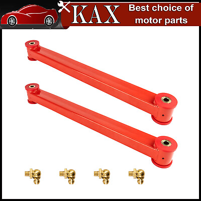 #ad 2pcs Rear Lower Control Arms Kit For 2000 2006 GM SUV Suburban Tahoe Red $59.78